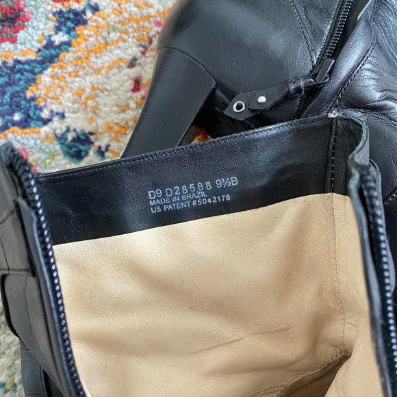 Black Leather Cole Haan Boots size 9.5 - Picture 6 of 7